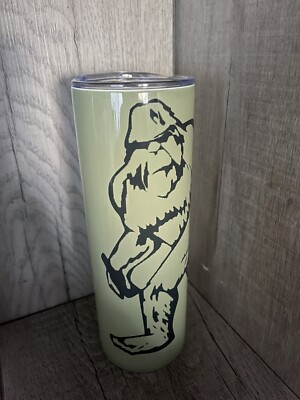 Graphic Skinny Tumbler-Sasquatch Bigfoot Beer- 20oz Cup / Mug With Straw