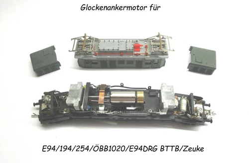 Glockenankermotor mit Schwungmasse  für  E94/194/254/ÖBB1020/E94DRG  BTTB/Zeuke