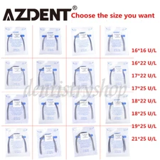AZDENT Dental Orthodontic Rectangular Arch Wires Natural Form Stainless Steel