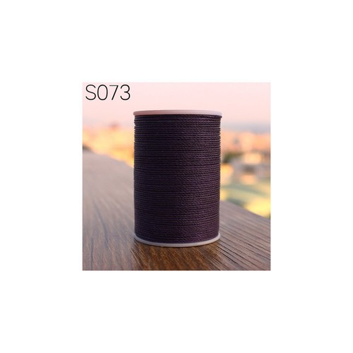 Professional 3 Strands Waxed Lined Thread 0.65mm 85M hand sewing leathercraft - Picture 37 of 49