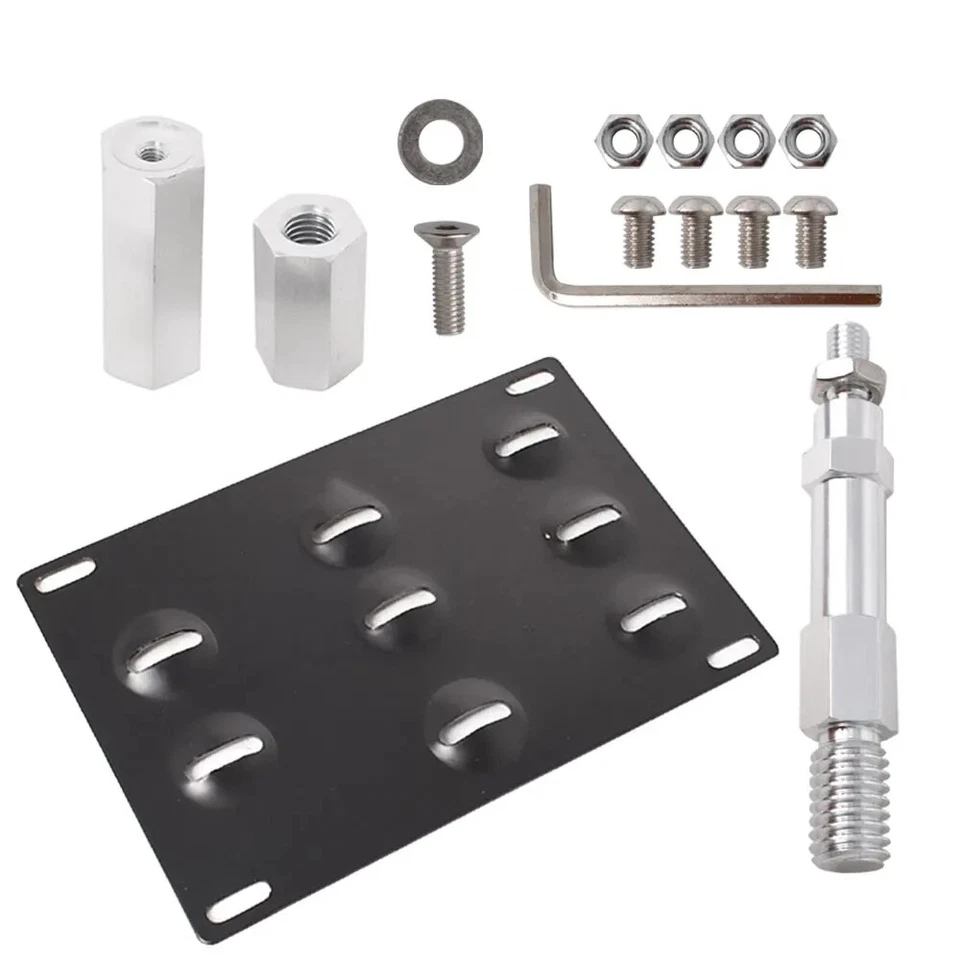 Tow Hook License Plate Mount Holder For Audi A4 S4 RS4 08-16 A5 S5 RS5 Q5 A7  - Image 4 of 4