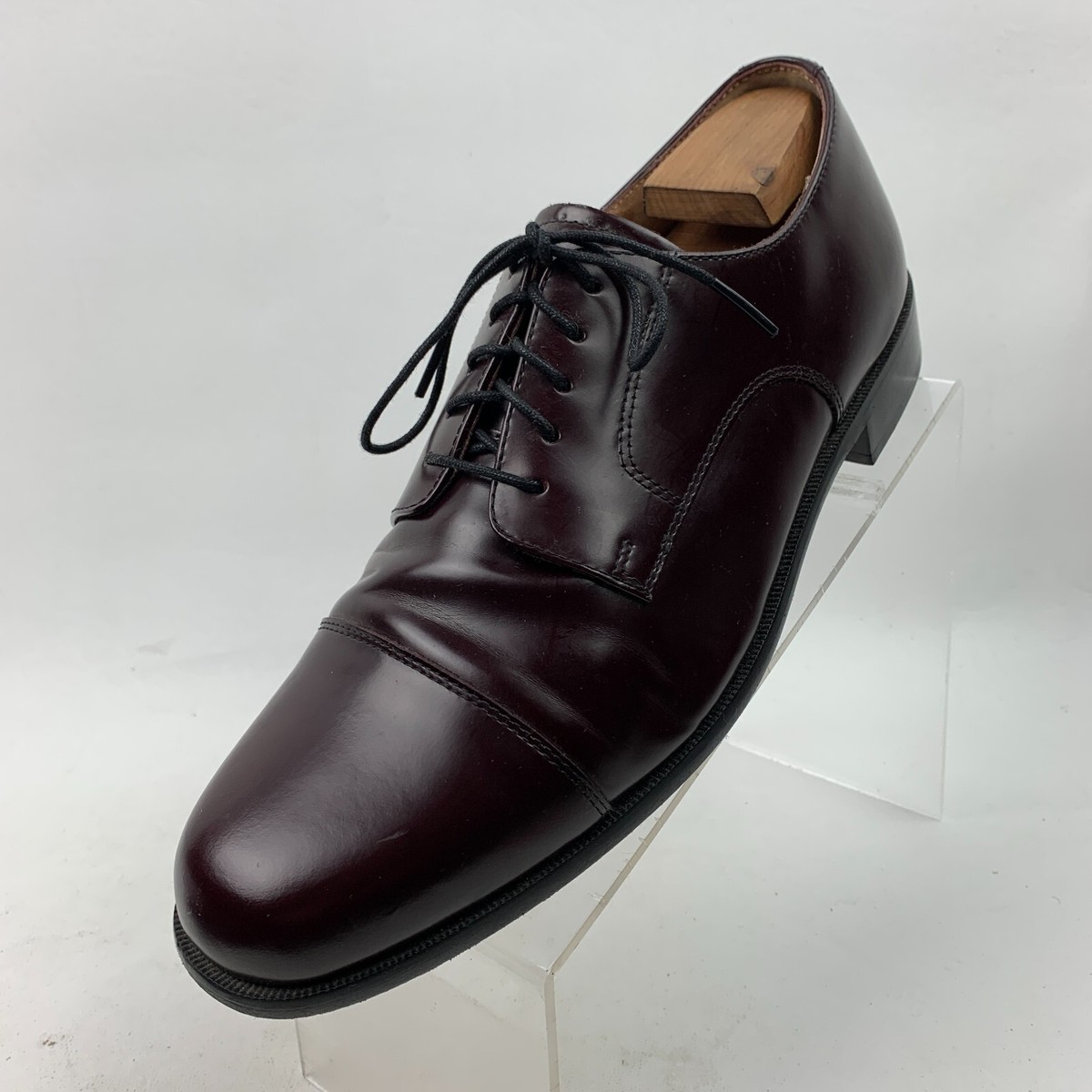 Bostonian Classics Oxford Dress Shoes Mens Size 10.5M Burgundy Leather Cap Toe Bostonian Classic Men main image 2