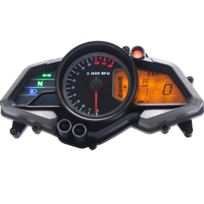 Motorcycle DC12V LCD Digital Odometer Speedometer Tachometer Gauge Meter