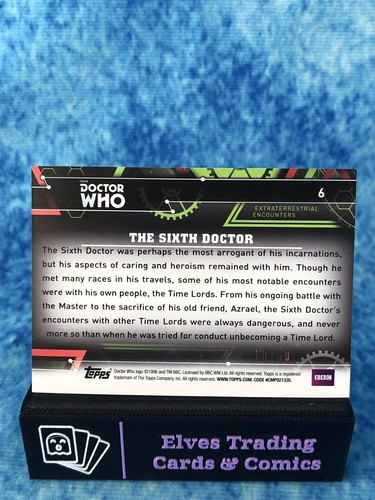Doctor Who Extraterrestrial Encounters PURPLE /50 SINGLE Non-Sport Trading Card - Picture 20 of 184