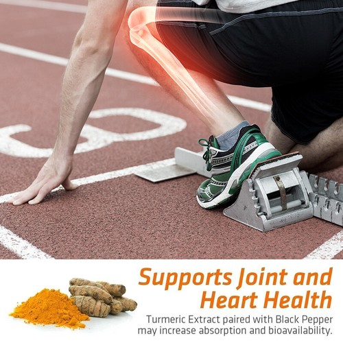 Turmeric Curcumin & Black Pepper Bioperine Powder 95% Antioxidant High Potency - Picture 5 of 11