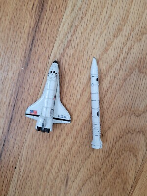 Vintage Ertl NASA White USA Space Shuttle Die Cast Model