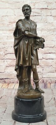 Hot Cast Bronze ''For Season'' Male Figurine - Hand Made Classic Art Nouveau