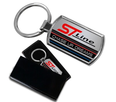 ST Line metal Car Keyring Key ring / ST Line, Focus Fiesta Puma Kuga ...