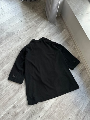 Jil Sander vintage women's wool angora black pockets coat Size: XL - Picture 3 of 16
