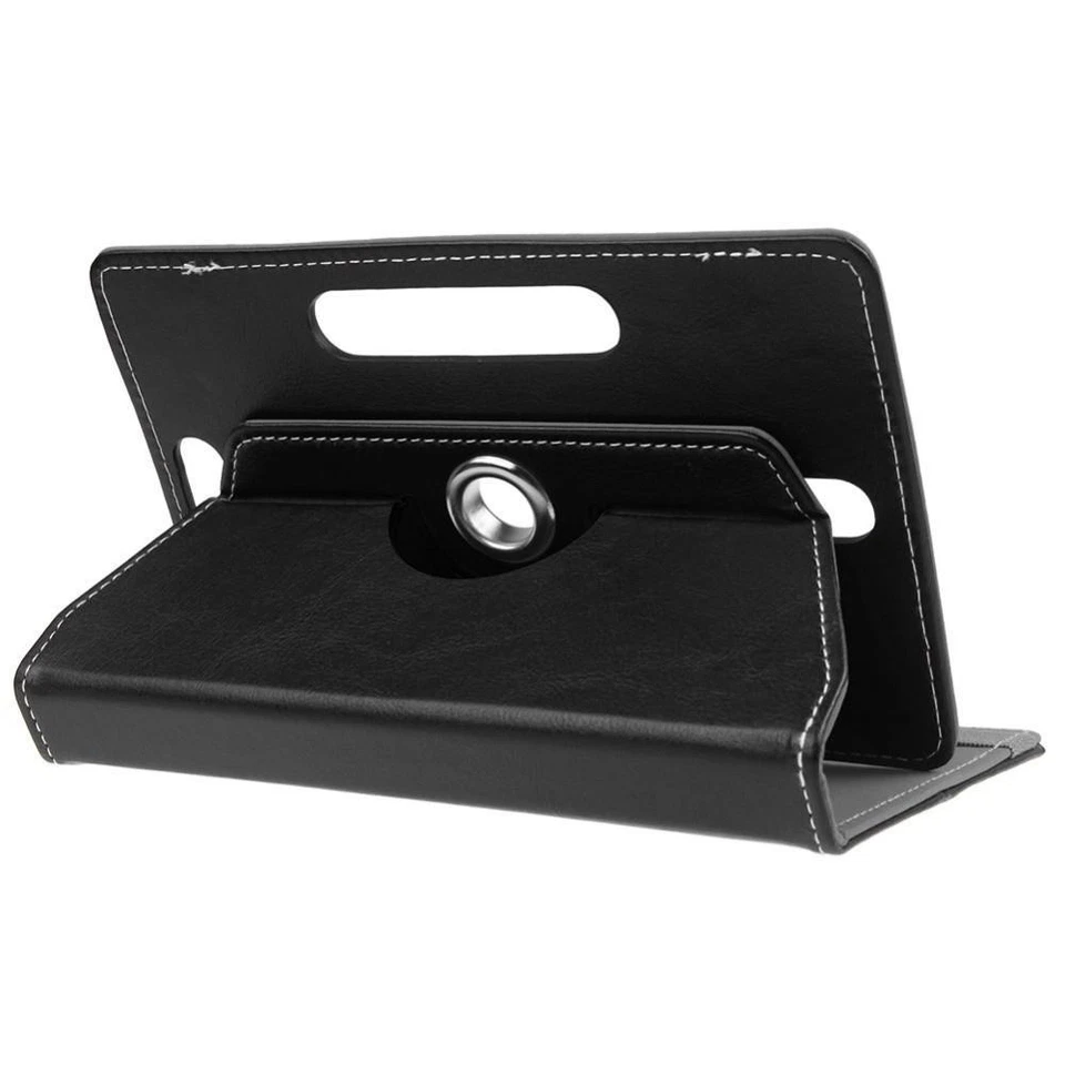 Black Flip Leather Folio Case Stand Box Cover For Android Asus Tablet 7" 8" 10.1 - Image 4 of 4