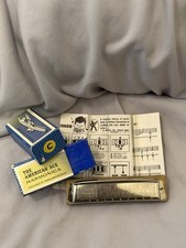 Vintage Hohner American Ace Harmonica Key of C w/ Box Made in Ireland