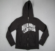 Billionaire Boys Club Hoodie Mens Small Gray Full Zip Arch Astronaut Graphic