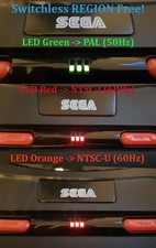 SEGA Mega Drive 2 | Switchless 50/60Hz Mod | ...