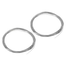 2Rolls 99.99 High Purity Zinc Wire 21 Pure Zinc Beading Wire 0.8mm 16.4'/Roll