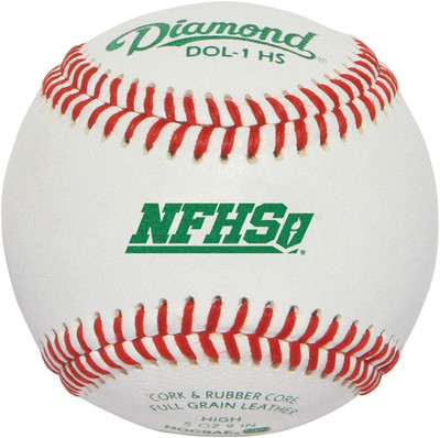 Diamond DOL-1 NFHS Official League Baseballs - 12 Pack