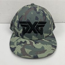 PXG Golf 9FIFTY Green Camo Black New Era Hat Cap Snap Back Embroidered