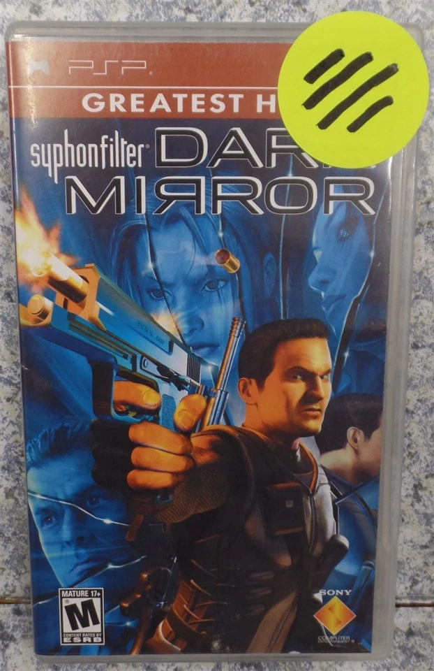 Video Game PSP Syphon Filter Dark Mirror and Logans Shadow USED GOOD - Image 3 of 4