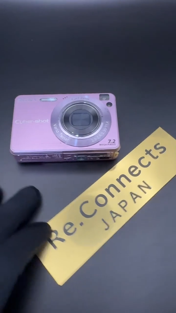 Sony Cyber shot DSC-W120 Pink 7.2MP Digital Camera FROM JAPAN