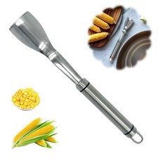 Pala per mais in acciaio inox utensili da cucina raschietto per mais.
