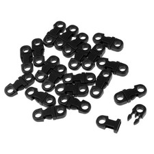 20pcs Paracord Bracelet 5mm Cord Side Release Buckle Survival Clip