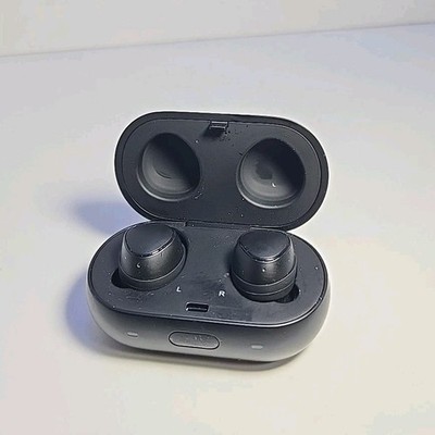 Samsung Gear Icon Black Wireless Bluetooth Earbuds With Cradle Case SM-R140