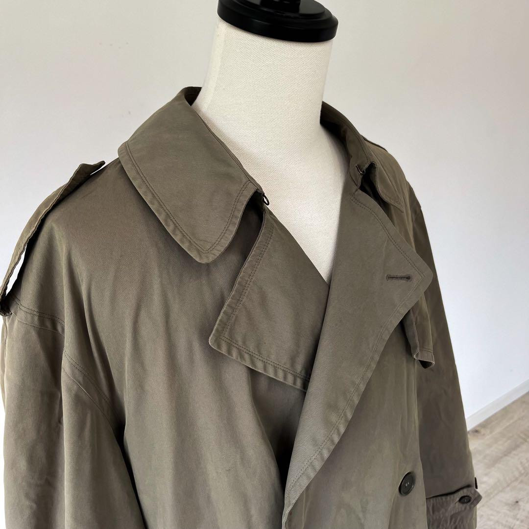 Charles Jourdan Khaki Long Trench Coat Size L 116cm | eBay Charles Jourdan Khaki Long Trench Coat Size L 116cm | eBay