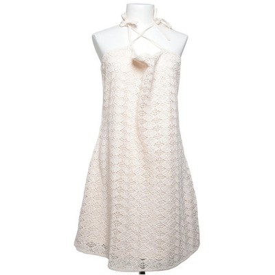 H&M, Kleid, Größe: XXL, Beige, Elasthan/Polyester, Spitze, Damen #YQF