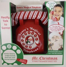 Mr. Christmas Santa  s Magical Interactive Telephone NIB New Multi-Language