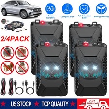 2/4 Pack Ultrasonic Rodent Repellent for Car Engines Car Mouse Repellent Under