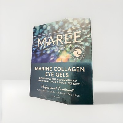 Maree Marine Collagen Eye Gels~Puffy Eyes~Dark Circles~12 Pairs-New