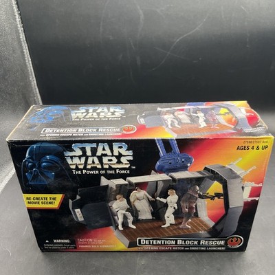 1995 Star Wars Power of the Force POTF Vehicle Detention Block Rescue New Sealed