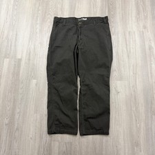 Carhartt Relaxed Straight Rigby Dungaree Pants Men's 40x30 Gray Workwear Work