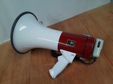 50W Megaphone with Safety Siren Remote Mic W/Volume Control LOUD