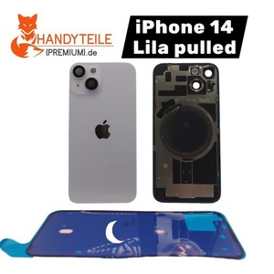 100% Original iPhone 14 Backcover Lila Akkudeckel Deckel  Pulled Grad B