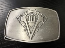 2012 Assassin's Creed 3 III Limited Edition Connor Belt Buckle Silver Tone