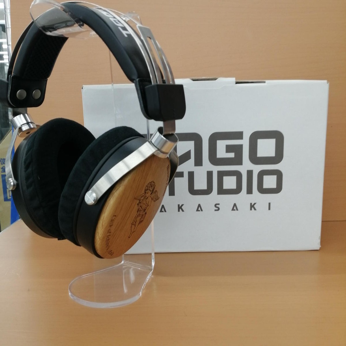 美品 TAGO STUDIO 「T3-01」 TAGO STUDIO T3-01 Historic Phone Cask of I Headphones