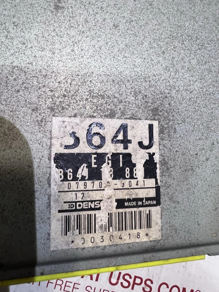 Unidad de computadora de motor 90-93 Mazda Miata NA6 ECU B64J18881 B64J-18-881 1990-1993 Foto 2 de 3