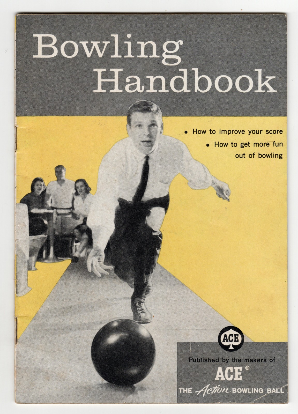 1961 Bowling Handbook - Guide and Record Book Published By A