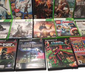 Lot Of 17 Video Games Sony PlayStation 2 Sony Playstation 3 Xbox 360 Xbox One