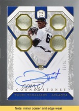 2019 Panini Chronicles Rookie Cornerstones 75/99 Touki Toussaint Auto READ 0c6
