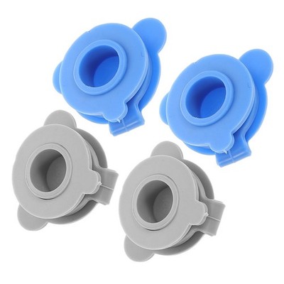 4Pcs Universal Fit Silicone Bath Tub Drain Stoppers Leakproof Replacement Plugs