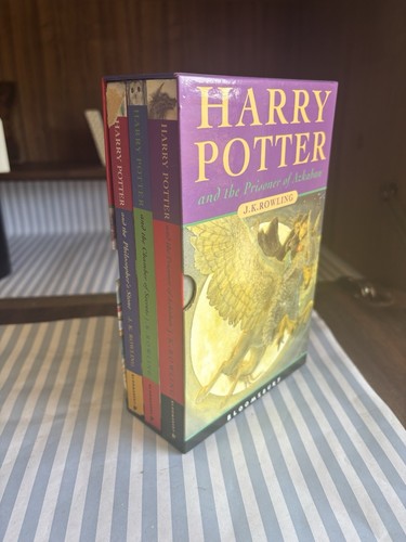Harry Potter Trilogy Book Set With Slipcase Early Impressions Vintage - Picture 2 of 9