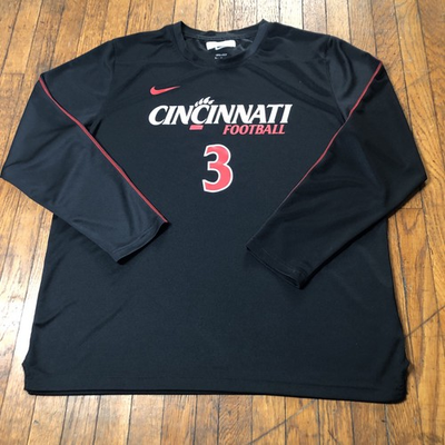 #ad Nike Cincinnati Bearcats Team Issued Long Sleeve Dri Fit Shirt Men’s Size XL $29.88