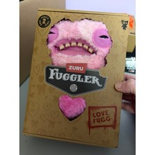 Zuru Fuggler Valentines Love Fugg Series 2 Pink Plush Monster Doll Stuffed Toy