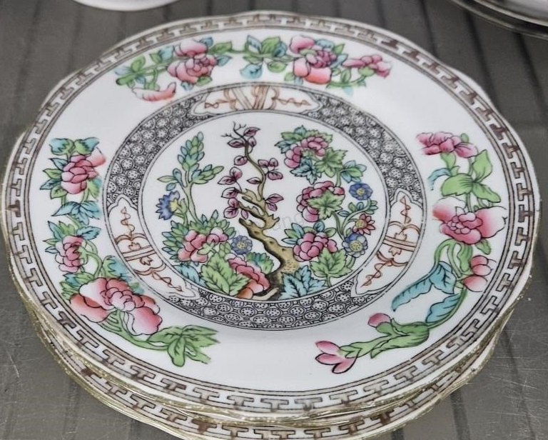 Antique Coalport Indian Tree China Made in England in 1801 Floral