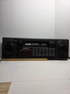 Vintage Clarion AUDIA DTX-1000 Dealer Display Clock Old School Car Audio