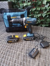 Workzone CDI218W cordless drill driver 18V + 2x 1.5Ah battery and Charger
