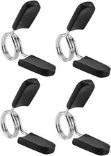 Barbell Clamps Dumbbell Spring Clip Circlip Collars 1 Inch Weight Bars Clips