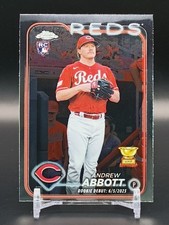 2024 Topps Chrome Update Baseball #USC34 Andrew Abbott RC Rookie Debut Reds