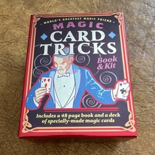 Mud Puddle Inc. Magic Card Tricks Book Kit with Magic Cards, Ages 8 Up